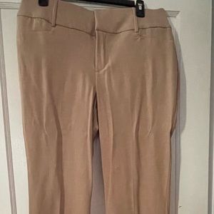 APT. 9 Women’s Bootcut mid rise tummy control Dress Pants Slacks Khaki NEW NWT
